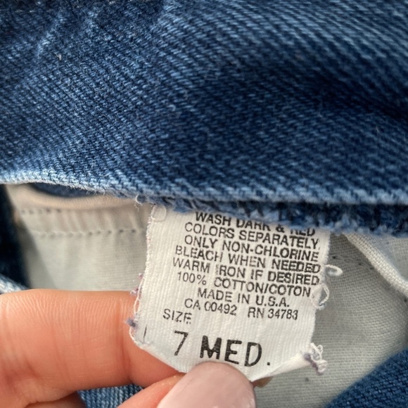 Vintage LEE Mom Jeans High Waisted Dark Wash - Picture 11 of 16